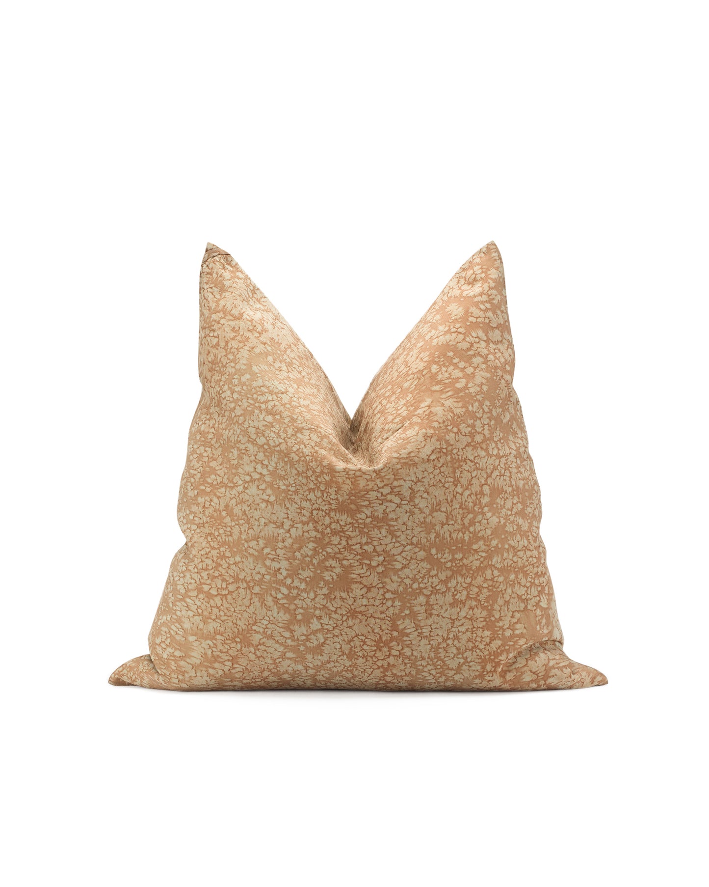 SALT DYED SILK OLIVE GREEN CUSHION