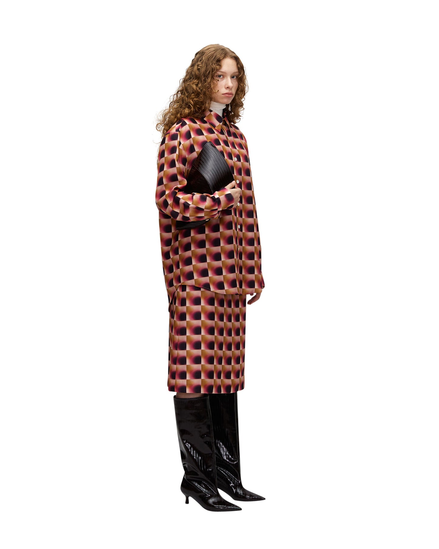 PRINTED SILK SHIRT
