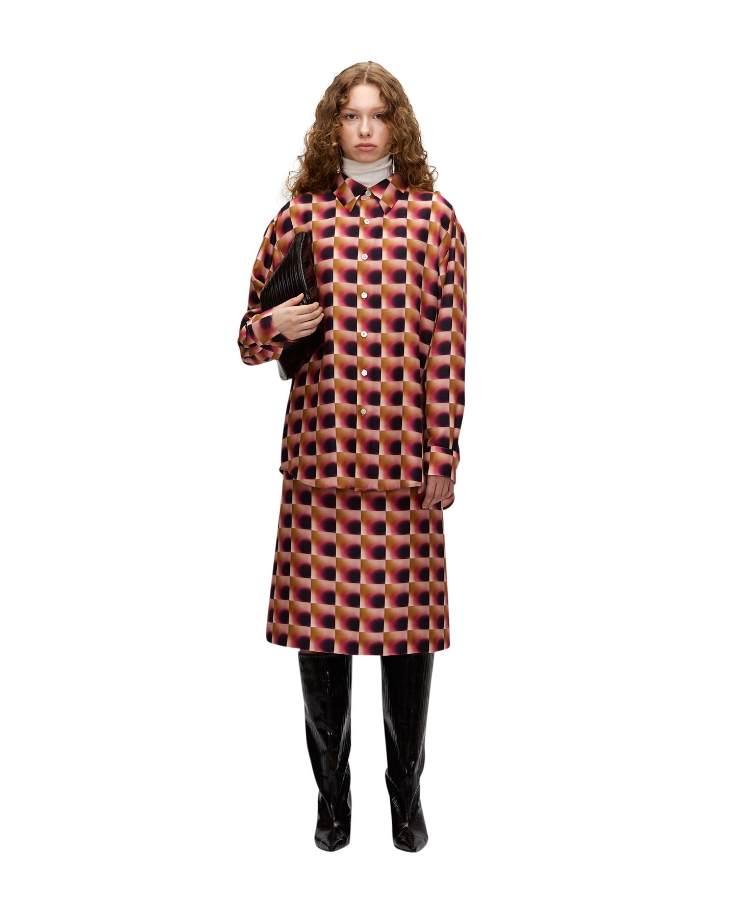 PRINTED SILK SHIRT