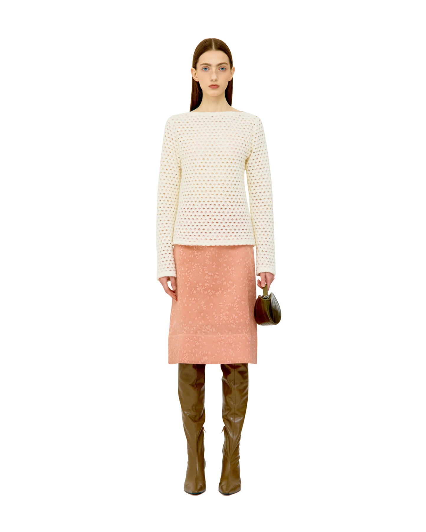 WOOL BOAT NECK TOP