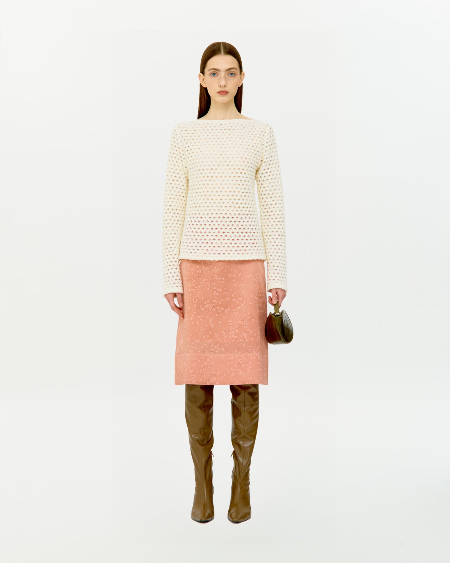 WOOL BOAT NECK TOP