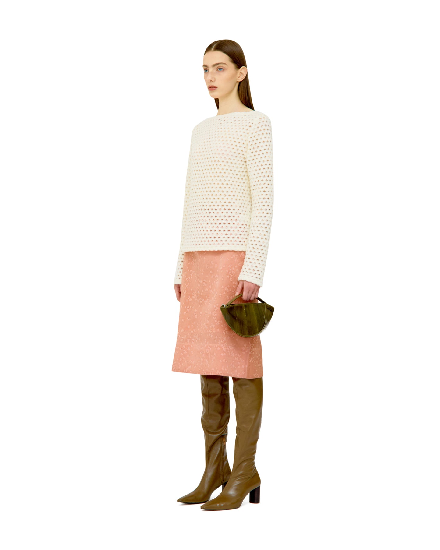 WOOL BOAT NECK TOP