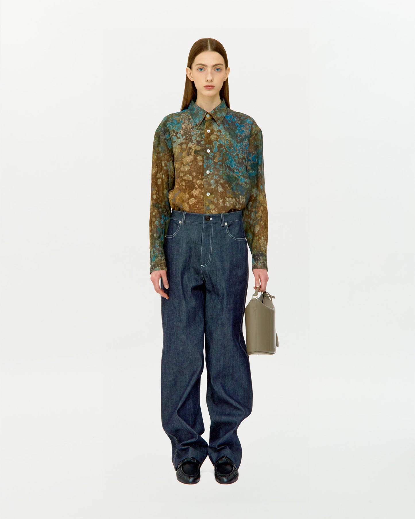 NATURAL DYED RAYON SHIRT