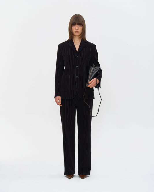 BOLD CORDUROY COTTON THREE-BUTTON JACKET