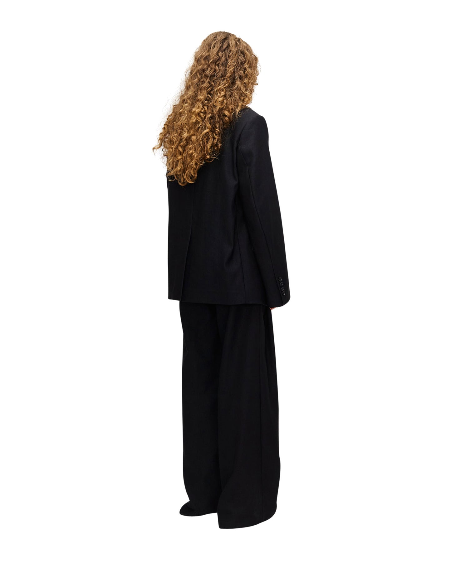 LINEN BLEND TROUSERS