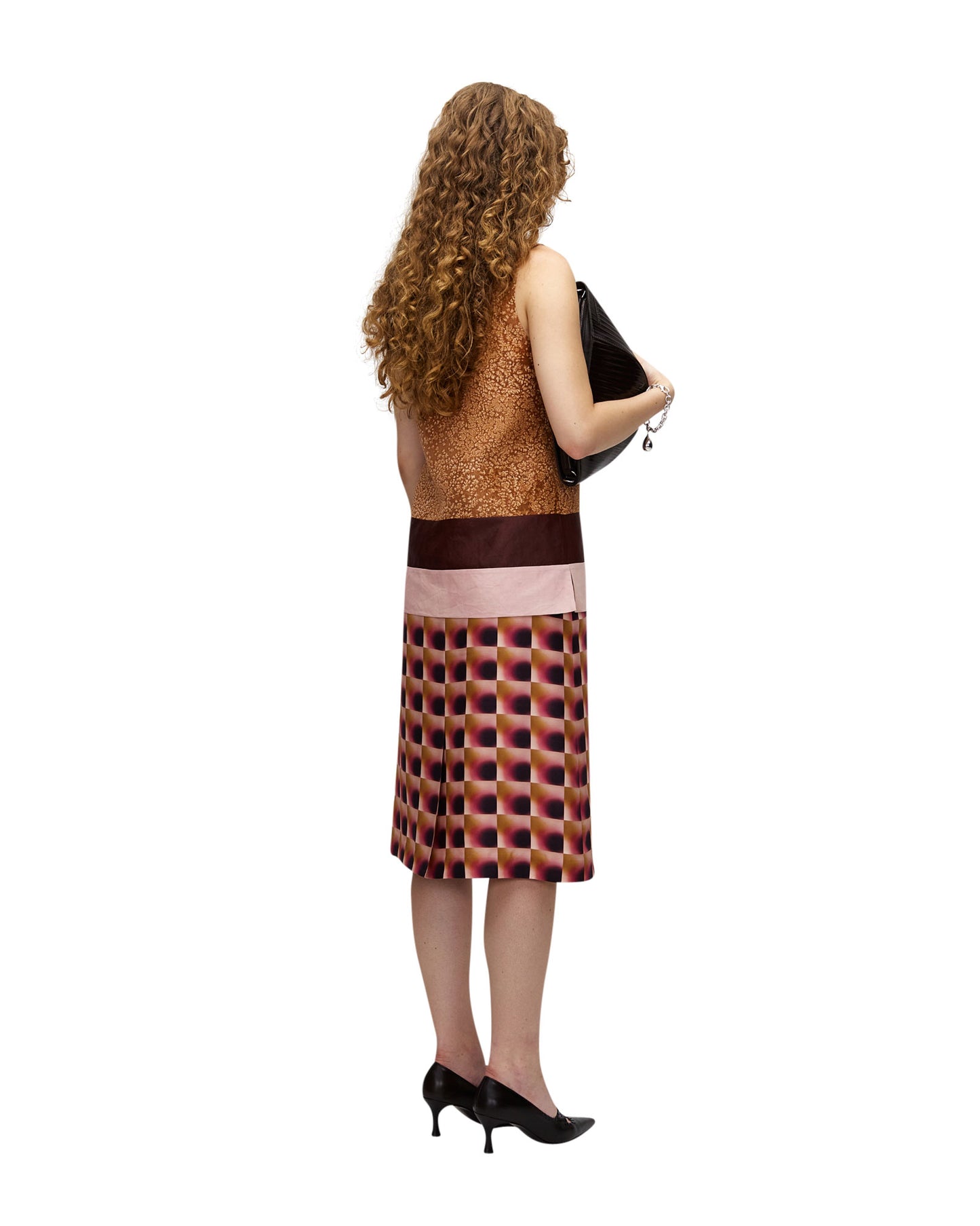 SALT DYED SILK SLEEVELESS TOP