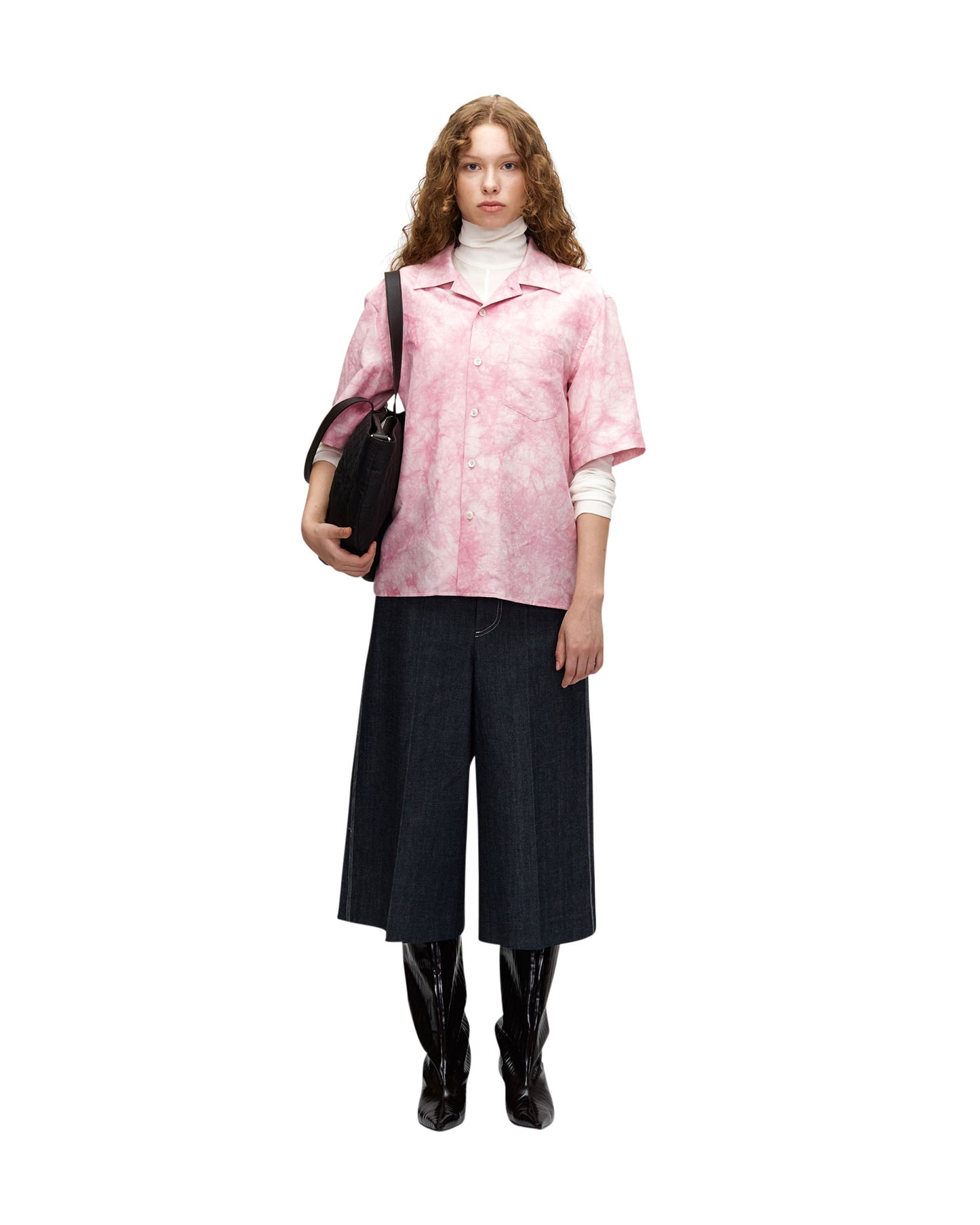 NATURAL COCCUS DYED SHORT SLEEVE SHIRT