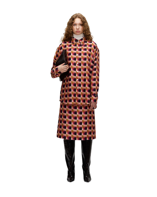 PRINTED SILK SHIRT