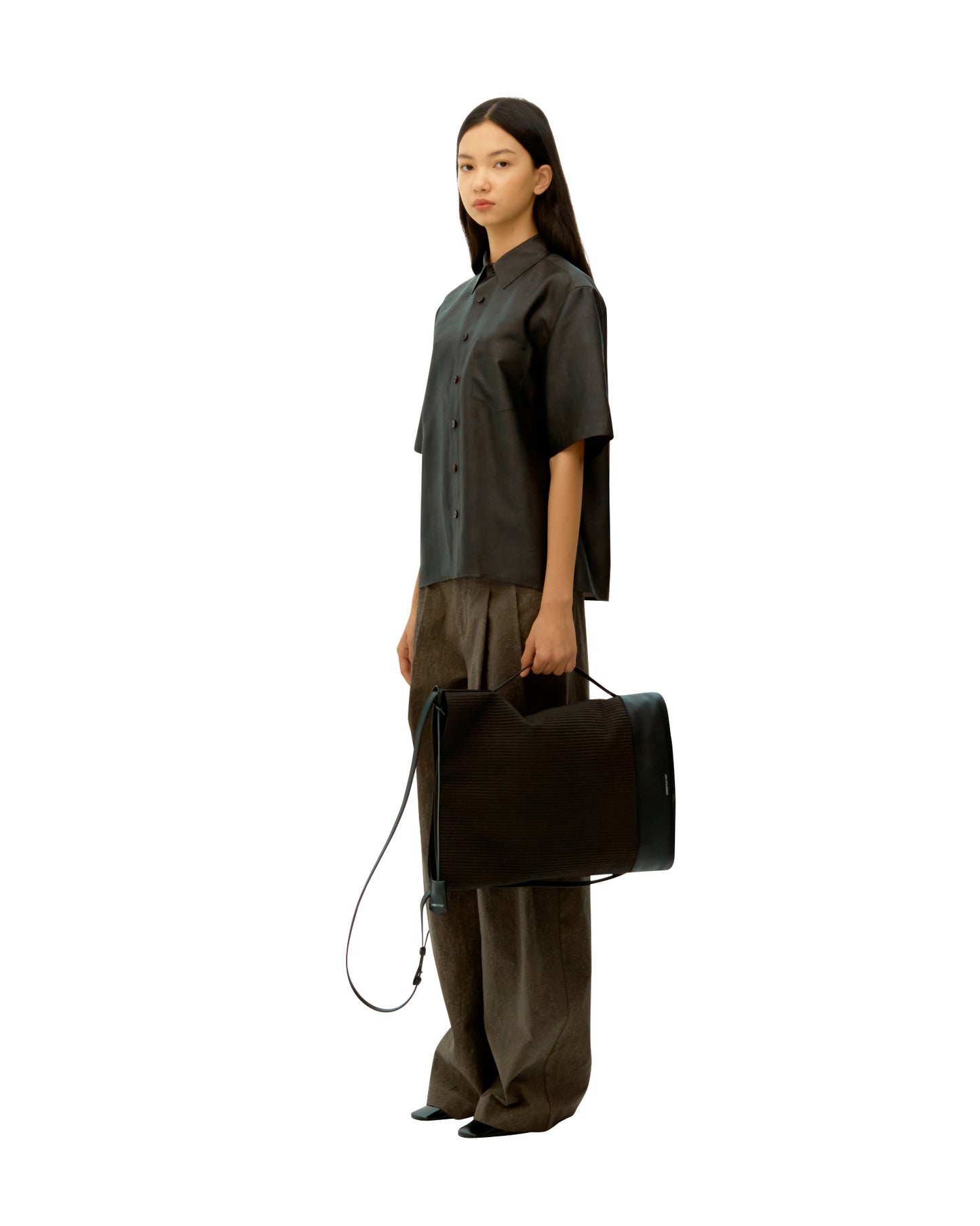 MUD DYED SILK SHORT SLEEVE