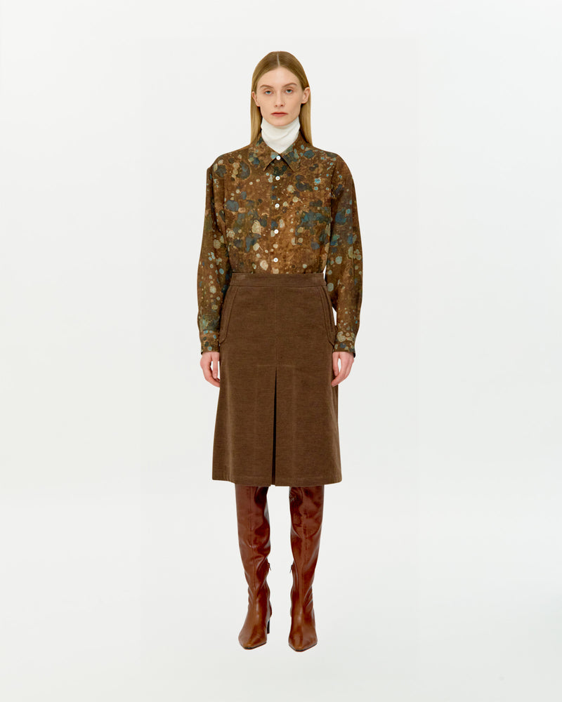 NATURAL DYED RAYON SHIRT