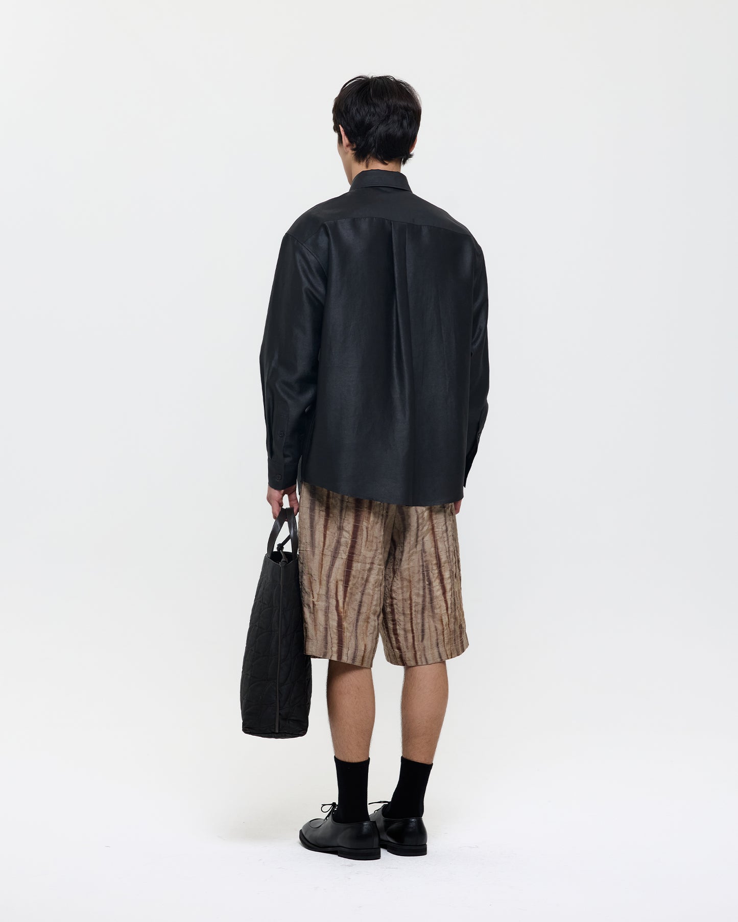 MUD DYED SILK CLASSIC SHIRT