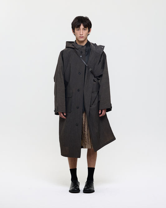 SALT DYED SILK NYLON FIELD COAT
