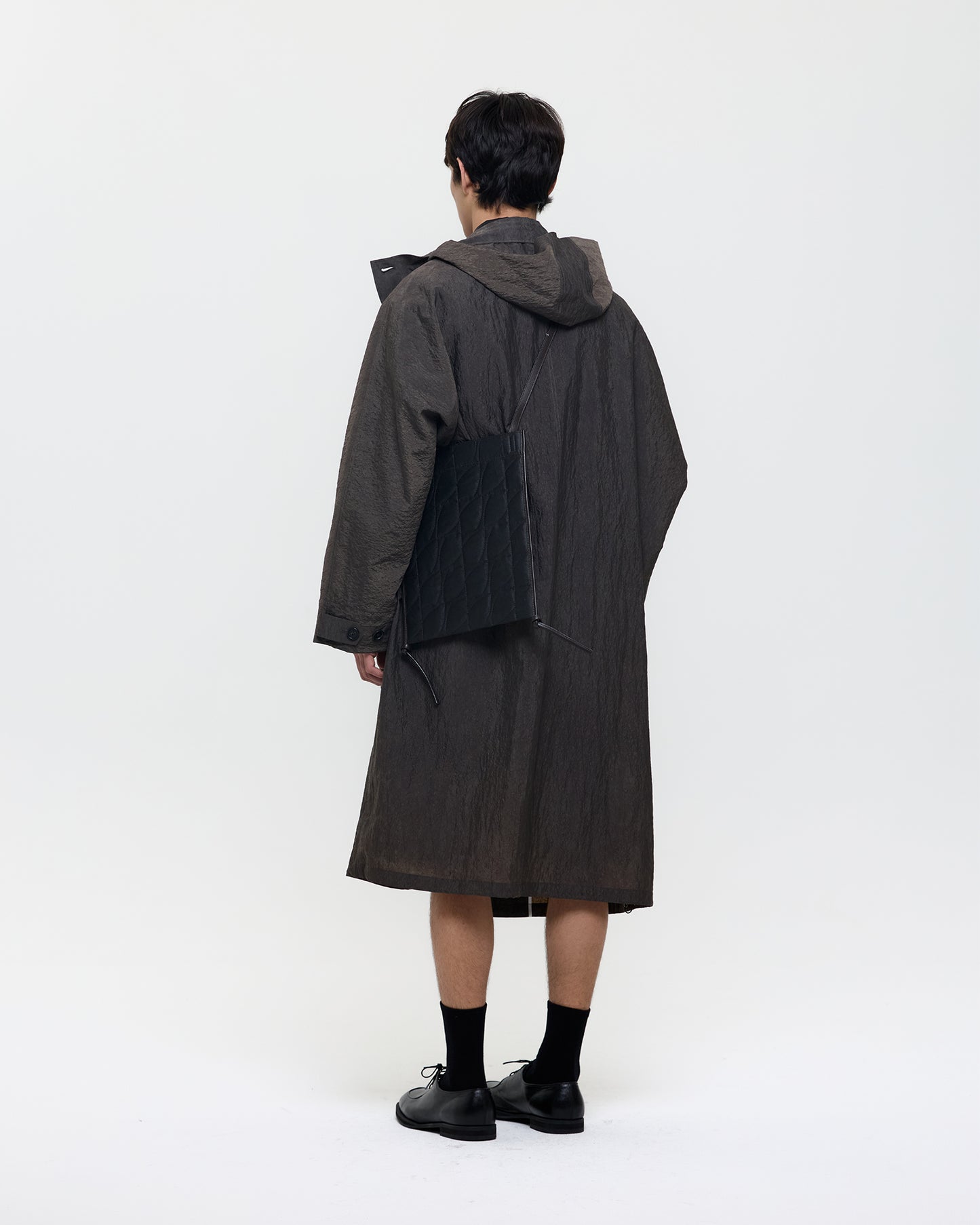 SALT DYED SILK NYLON FIELD COAT
