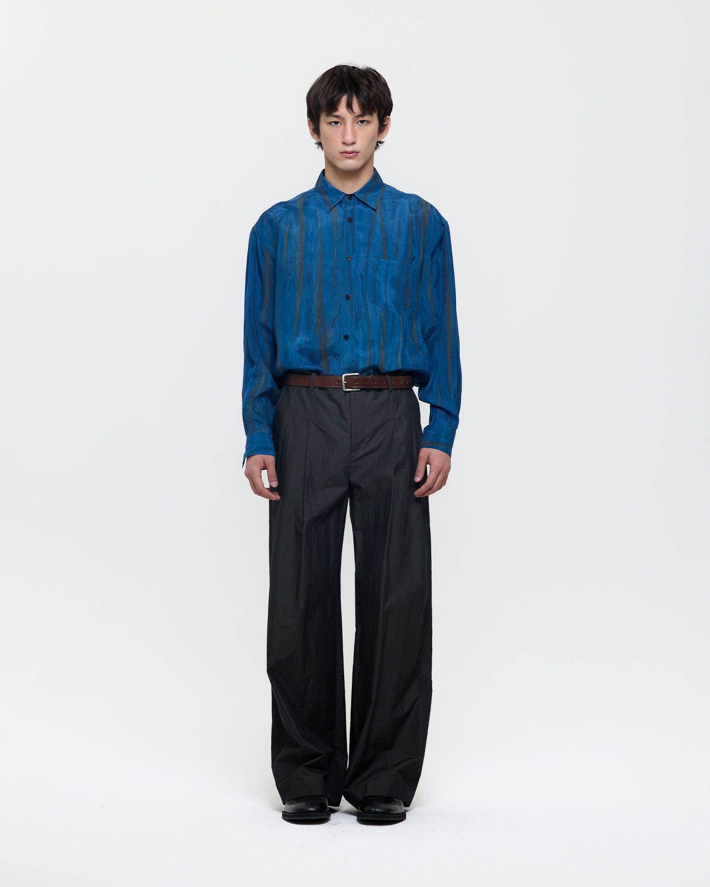 NATURAL DYED RAYON CLASSIC SHIRT (UNISEX)