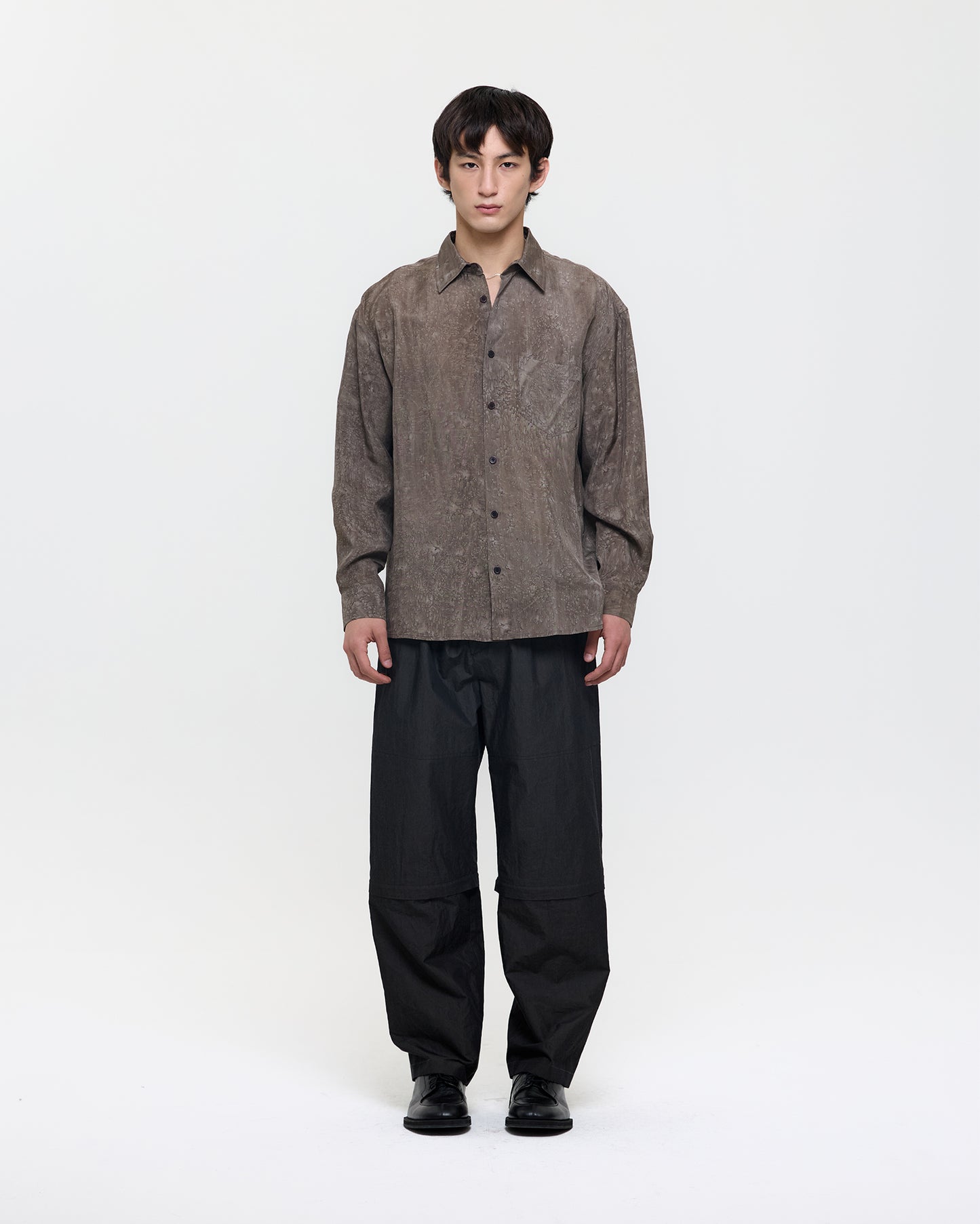 NATURAL DYED RAYON CLASSIC SHIRT (UNISEX)