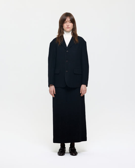 WOOL GAUZE SINGLE BREASTED JACKET