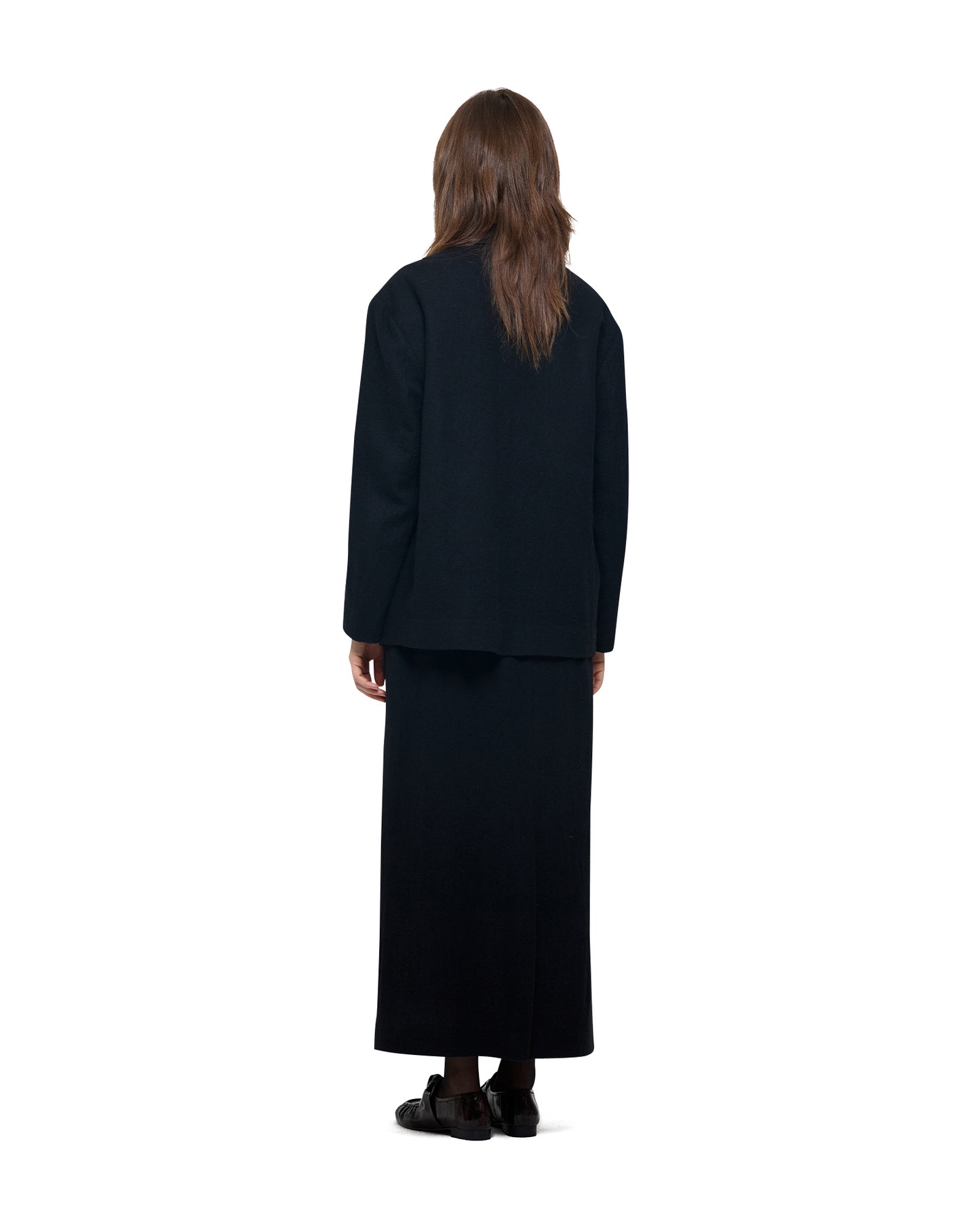 WOOL GAUZE SINGLE BREASTED JACKET