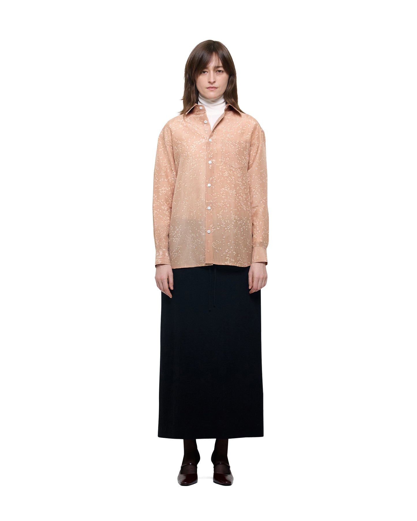 SALT DYED SILK CLASSIC SHIRT