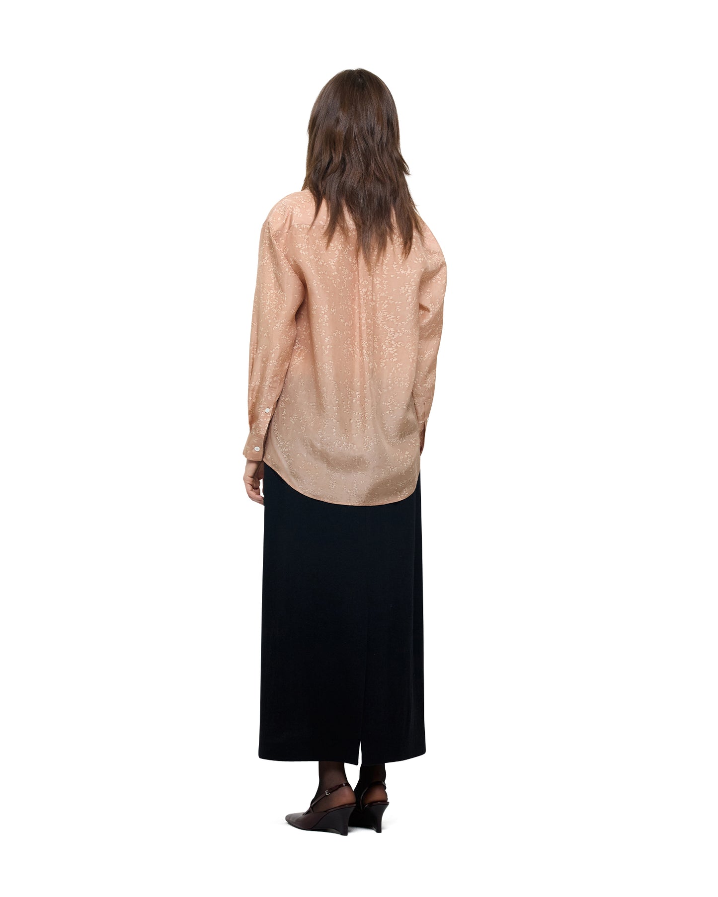WOOL GAUZE LONG SKIRT