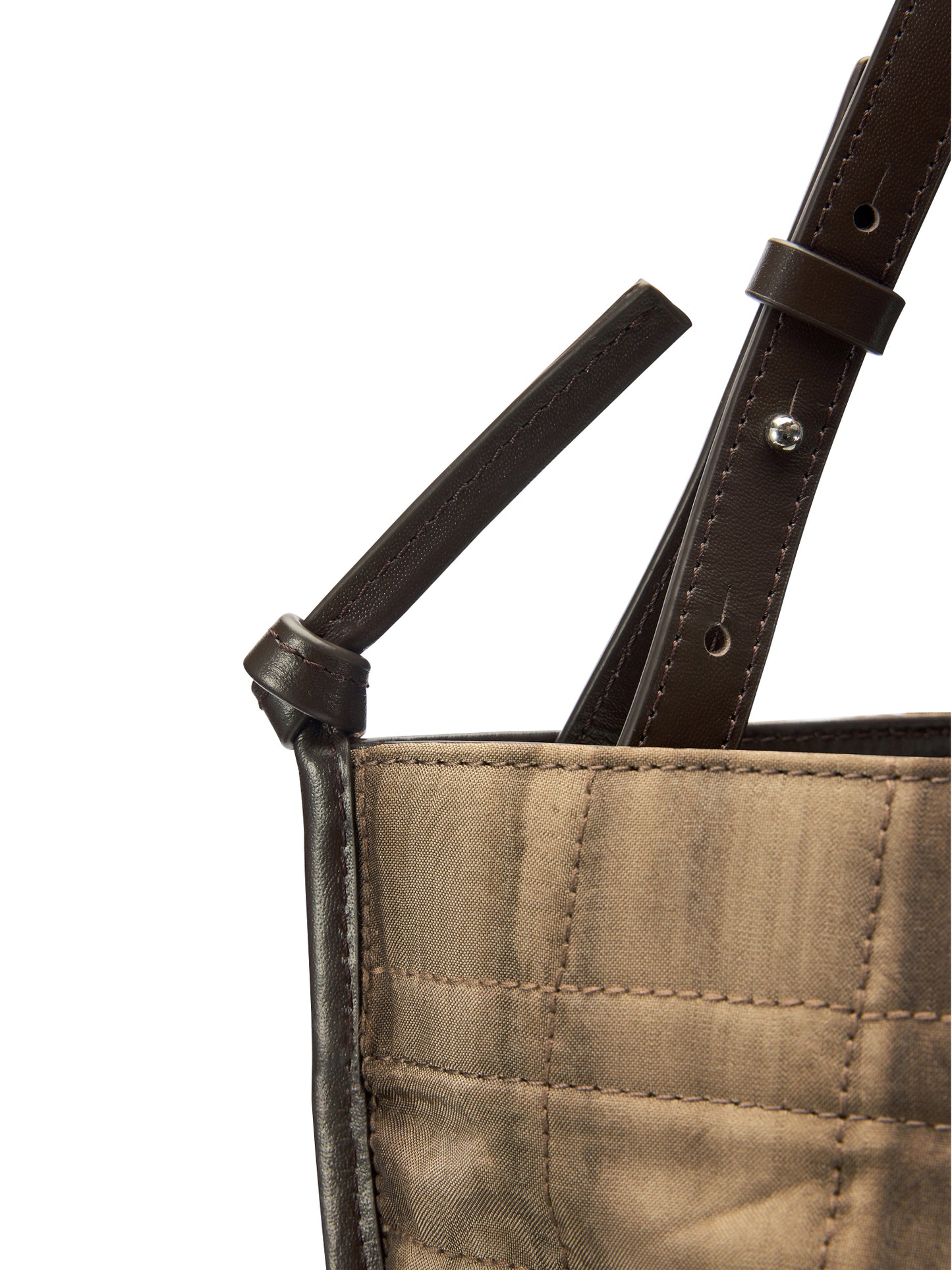 KNOTTED NUBI SQUARE BAG