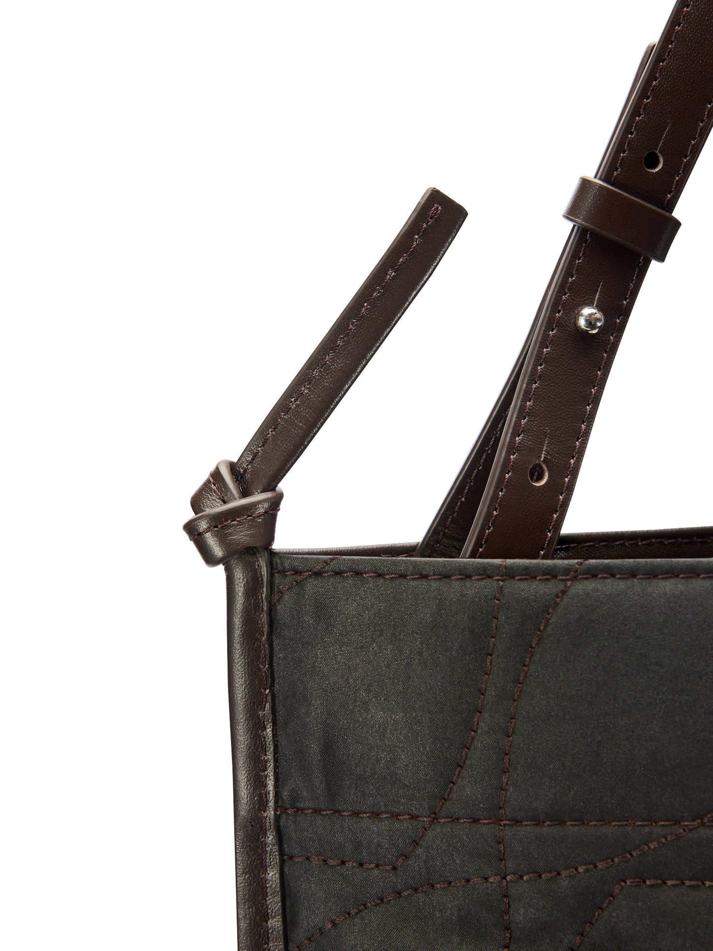 KNOTTED NUBI SQUARE BAG