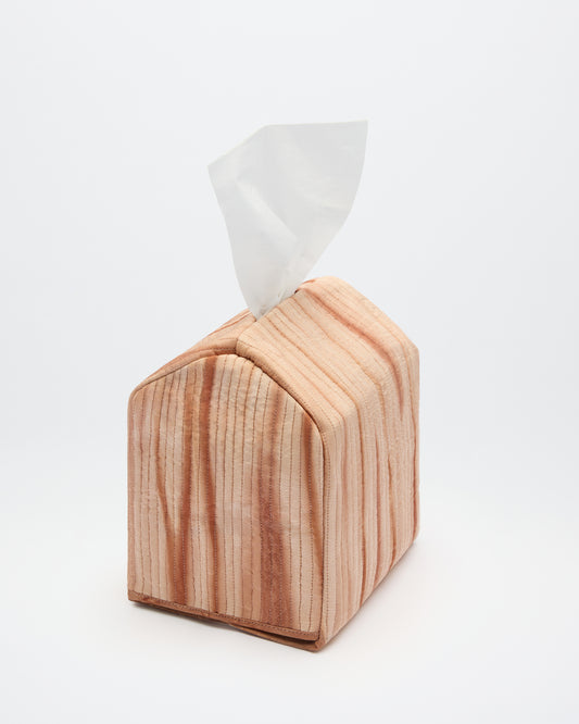 NATURAL DYED SILK NUBI TISSUE CASE