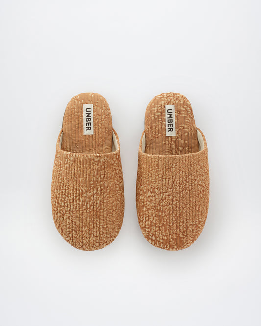 NUBI SALT DYED SILK SLIPPERS